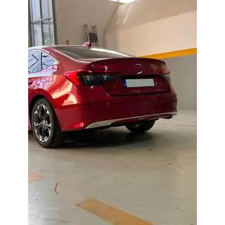 Achterbumper beschermlijst (Sedan, RVS) foto 2