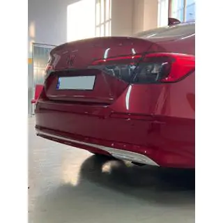 Achterbumper beschermlijst (Sedan, RVS) foto 3