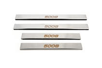 Peugeot 5008 2016–2023 Carmos dorpellijsten (set 4 stuks, RVS) foto 1