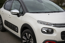 Citroen C-3 2016–2023 Spiegelkappen (2 stuks, RVS) foto 1