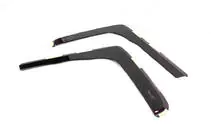 Mercedes Sprinter W907/W910 2018– In-channel raamwindschermen (set 2 stuks, Heko) foto 5