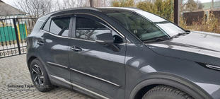 Kia Sportage 2021– Raamdeflectoren met chromen sierlijst Niken (voor SWB, 4 stuks) foto 4