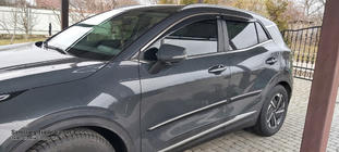 Kia Sportage 2021– Raamdeflectoren met chromen sierlijst Niken (voor SWB, 4 stuks) foto 3