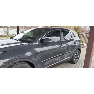 Raamdeflectoren met chromen sierlijst Niken (voor SWB, 4 stuks) Kia Sportage 2021– foto 3