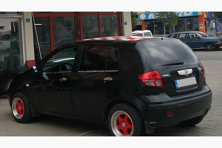 Hyundai Getz 2002– Buitenste RVS raamlijsten (set van 6) Foto 4