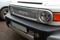 Toyota FJ Cruiser 2006–2022 Chroom sierlijsten voor grille (RVS) foto 3