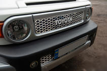 Toyota FJ Cruiser 2006–2022 Chroom sierlijsten voor grille (RVS) foto 5