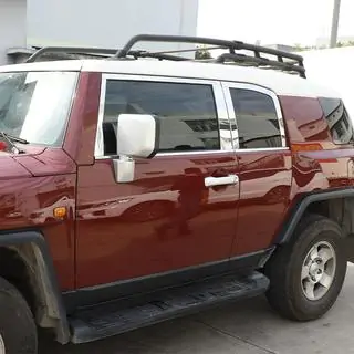 Set raamstrips (RVS, 16-delig) Toyota FJ Cruiser 2006–2022 foto 2