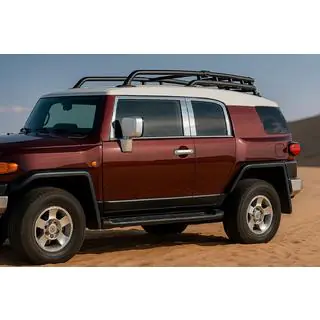Set raamstrips (RVS, 16-delig) Toyota FJ Cruiser 2006–2022 foto 1