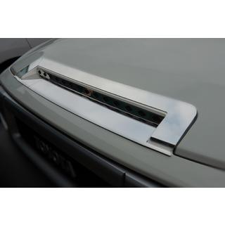 Chromen motorkaplijst (RVS) foto 2