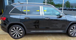 Mercedes GLB X247 2019– RVS stijlbekleding foto 1