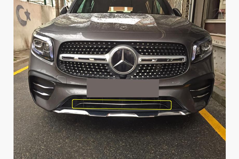 Mercedes GLB X247 2019– Chroomstrip voor voorbumper (RVS) Image