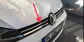 Volkswagen Golf 7/E-Golf 2012–2020 Grille sierlijsten 2017-2020 (RVS) foto 3