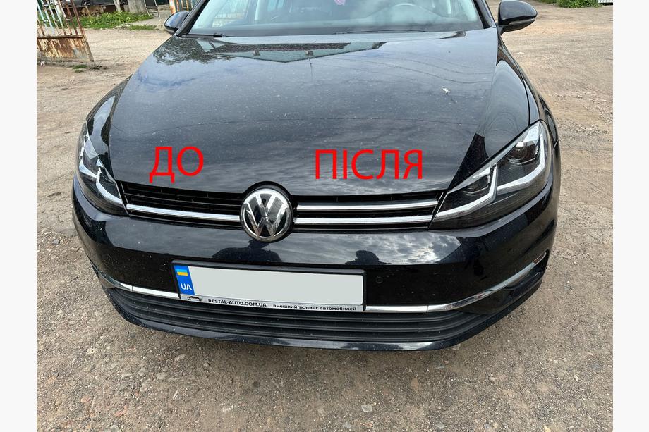 Volkswagen Golf 7/E-Golf 2012–2020 Grille sierlijsten 2017-2020 (RVS) Image