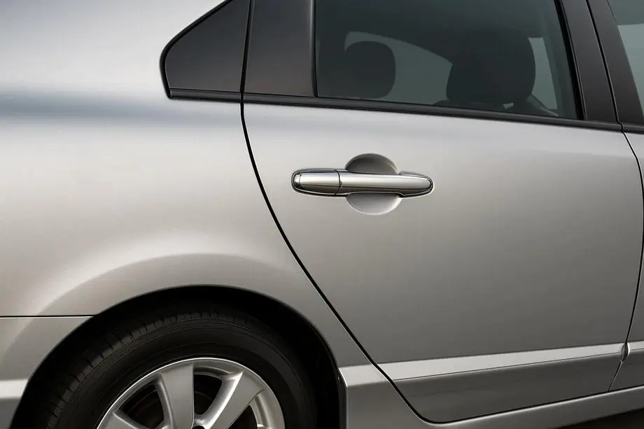Honda Civic Sedan VIII 2006–2011 RVS deurgreep covers (4 stuks) Foto 2