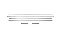 Honda Civic Sedan VIII 2006–2011 Onderste raamlijsten (6 stuks, RVS) OmsaLine - Italiaans roestvrij staal foto 3