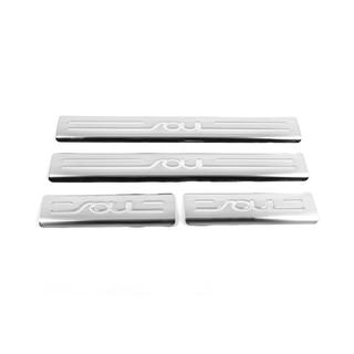 OmsaLine instaplijsten (set 4 st., RVS) Kia Soul I 2008–2013 foto 2